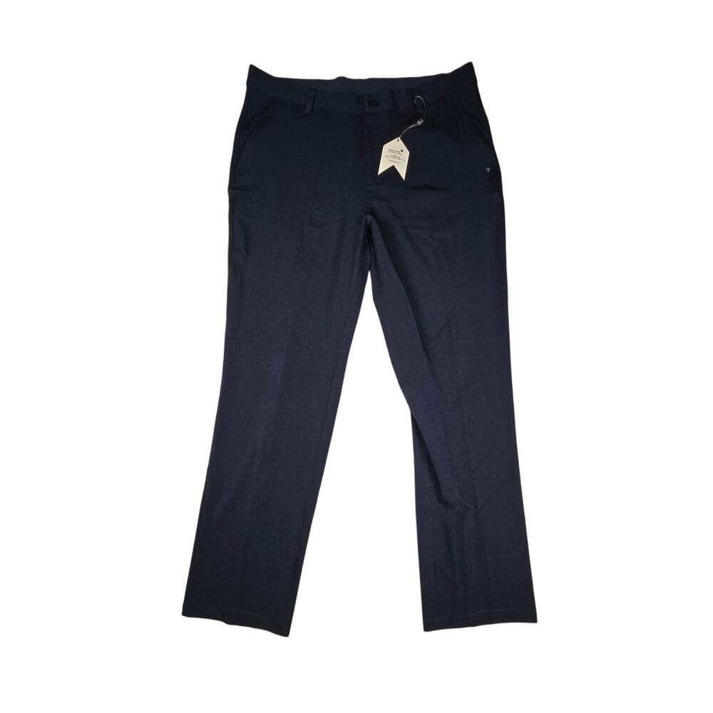 1764 Golf Birdie Pants NWT Men 36x30 (36x31) Navy Blue Stretch Chino Performance